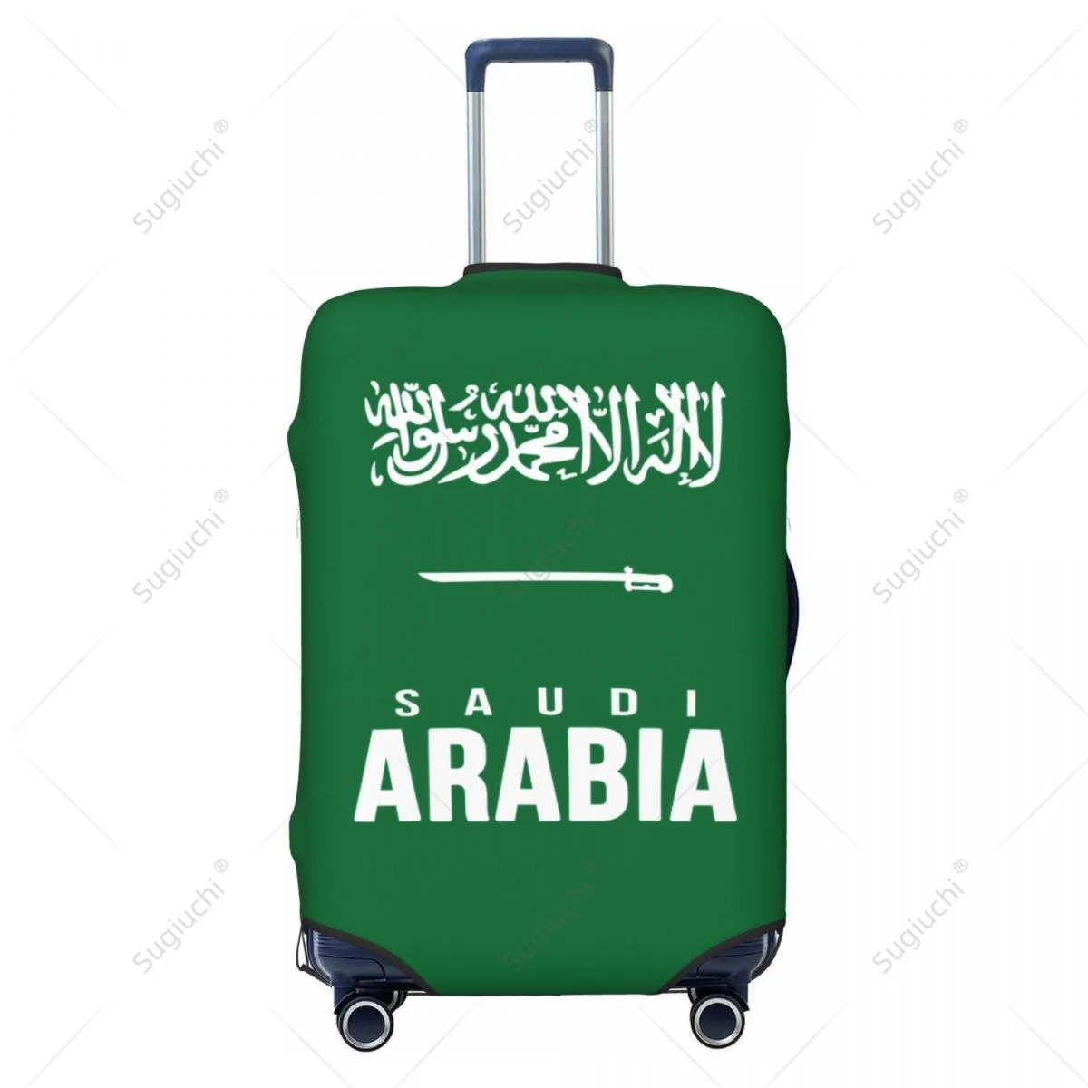 Saudi Arabia Flag Luggage Cover Suitcase Elastic Dust Case Travel Accessories Printed Baggage Case Protective