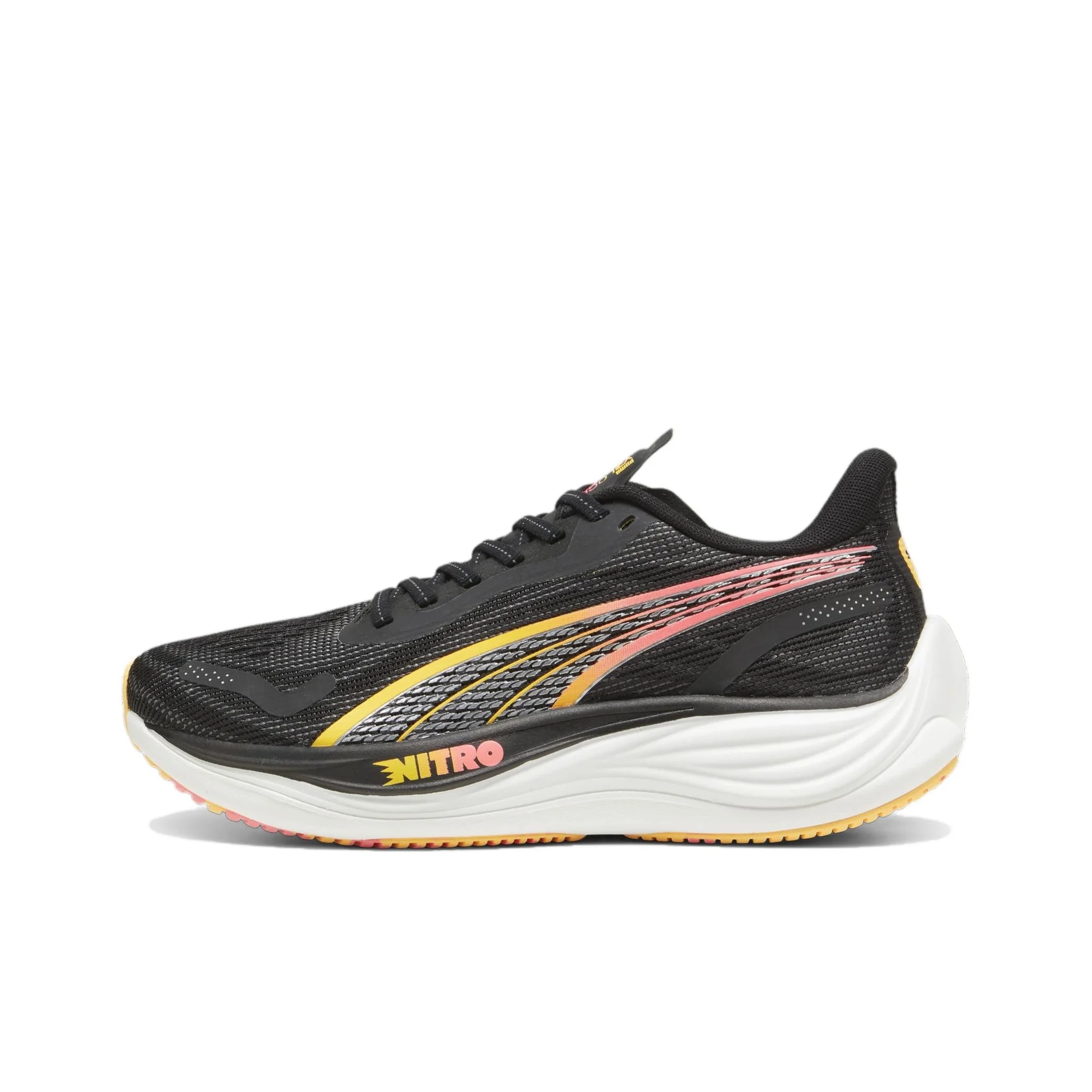 PUMA Velocity Nitro 3 Slip Resistant Low top Running Shoes Women's Black 309702-01