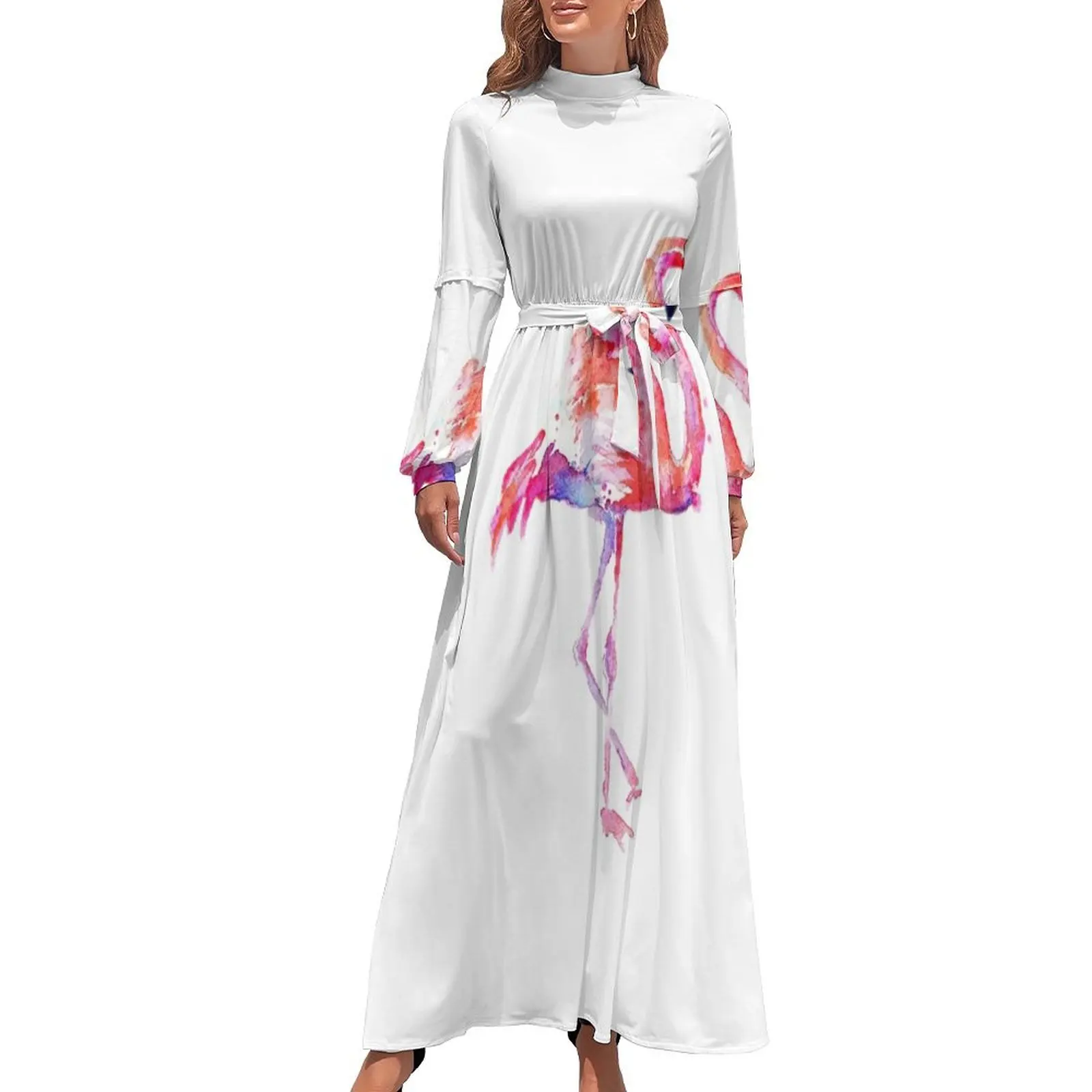 

Flamingo Long Dress Long dress dress for women 2024 elegant chic women dresses promotion ladies dresses for special occasion