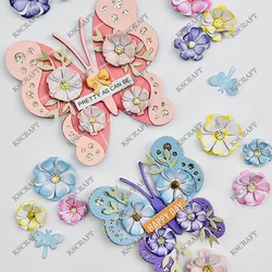KSCRAFT Ladybug Butterfly Cutting Dies Stencils for DIY Scrapbooking Decorative Embossing DIY Paper Cards