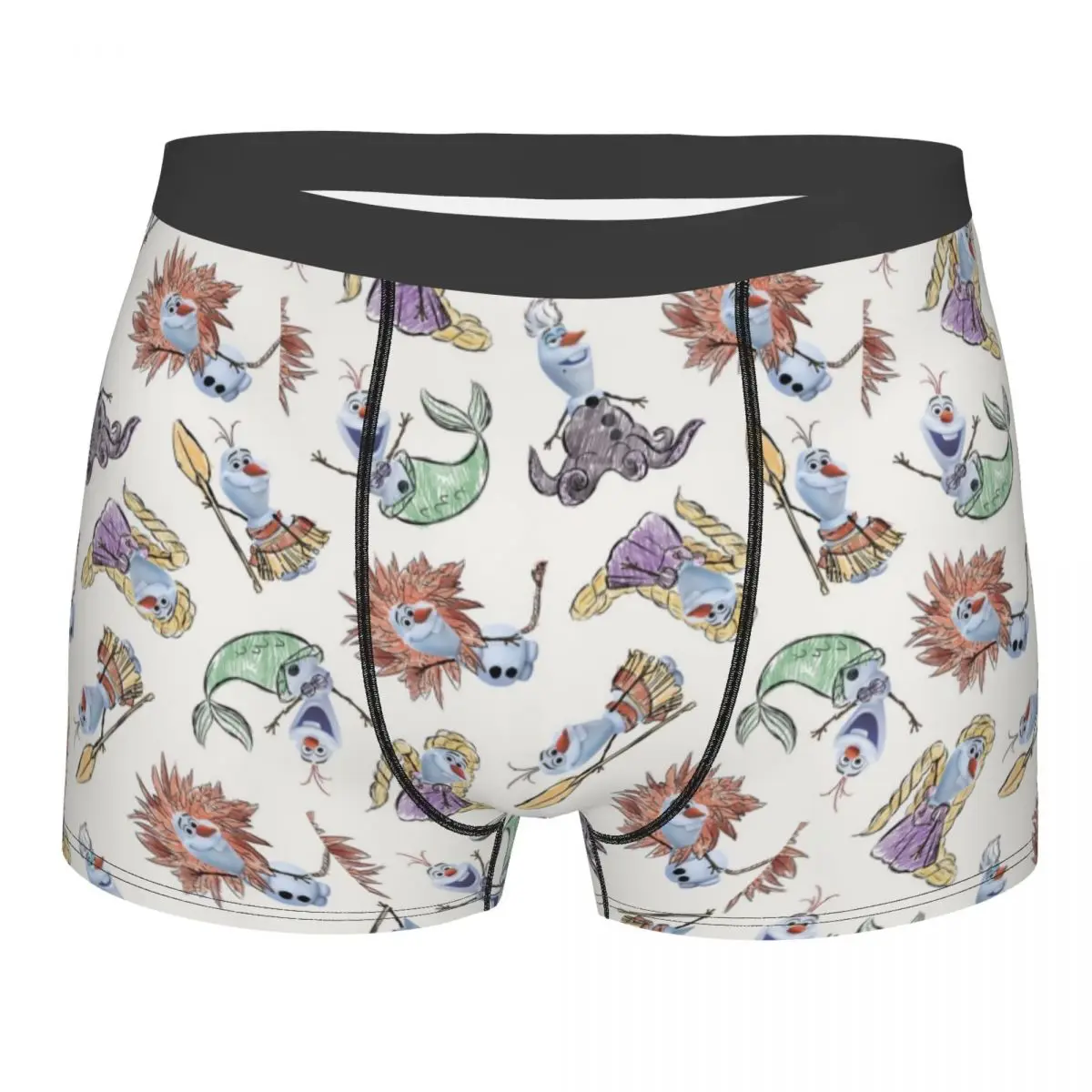 

Мужские шорты-боксеры «Холодное сердце» на заказ, нижнее белье с 3D принтом, трусы, дышащие трусы