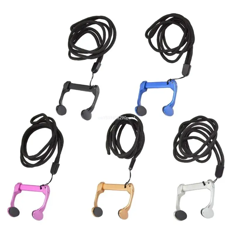 

Aluminum Alloy Diving Nose Clip Nonslip Swimming Nose Clip with Lanyard Swimming Training Accessories for Kids & Adults