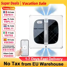 Robot limpiador de ventanas ABIR WD10, cepillos de doble rodillo, 4 cepillos para esquinas, pulverización de