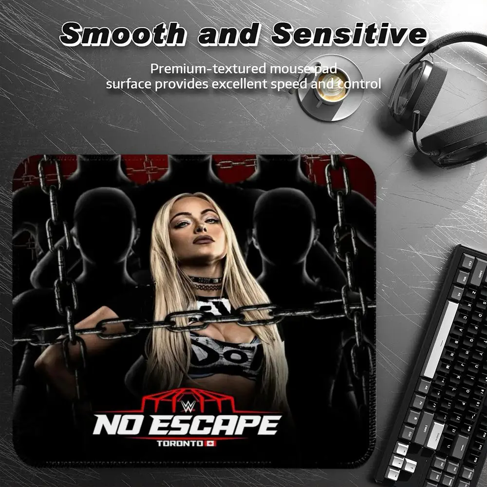 

WWE L-Liv Morgan Mouse Pad Offices Accessories Gaming Small Mousepad Desk Mat Office Rug Gamer Mats Anime Gadgets Computer Mause