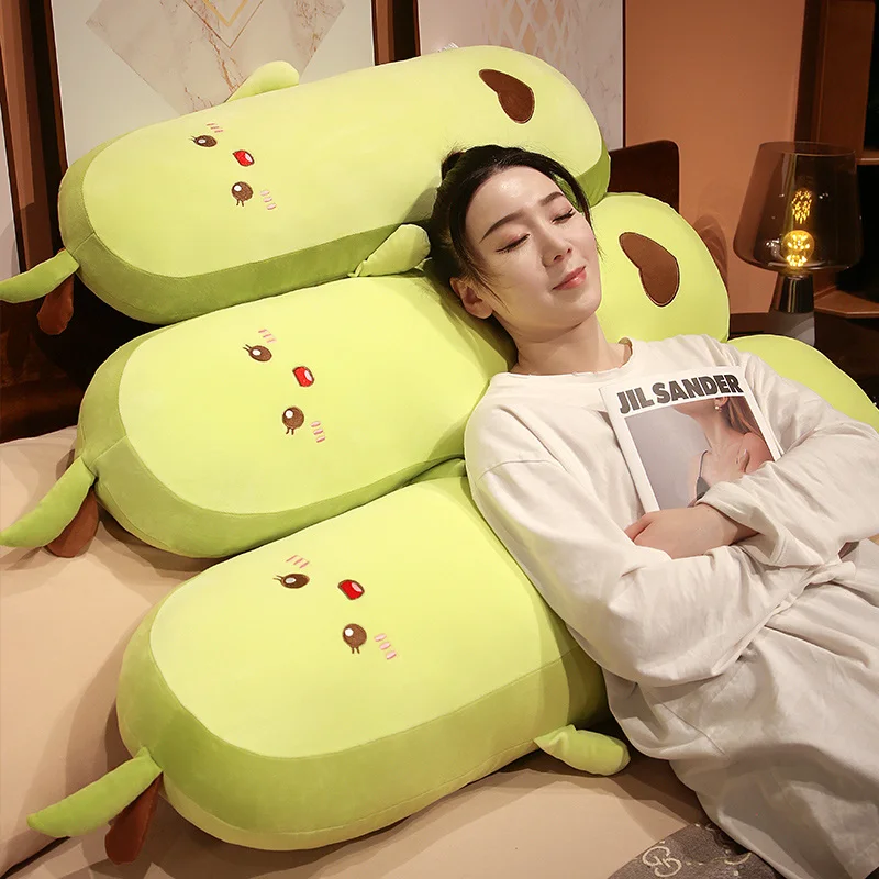 Nieuwe Cartoon 85-150 cm Avocado Pop Knuffel Gevuld Zacht Fruit Kussen Sofa Kussen Verjaardagscadeau voor Meisjes vakantie Decoratie