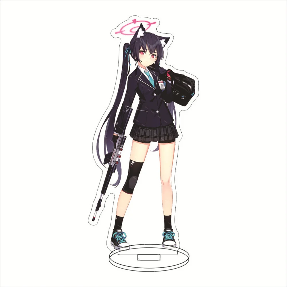 Cute Anime Blue Archive Game Acrylic Stand Model Figure Misono Mika Shirasu Azusa Yutori Natsu Cosplay Model Plate Desk Decor