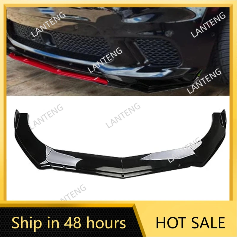 

Front Bumper Splitter Lip For J-eep Grand Cherokee Car Spoiler Diffuser Deflector Bumper Cover Body Kit Trims Protector Black
