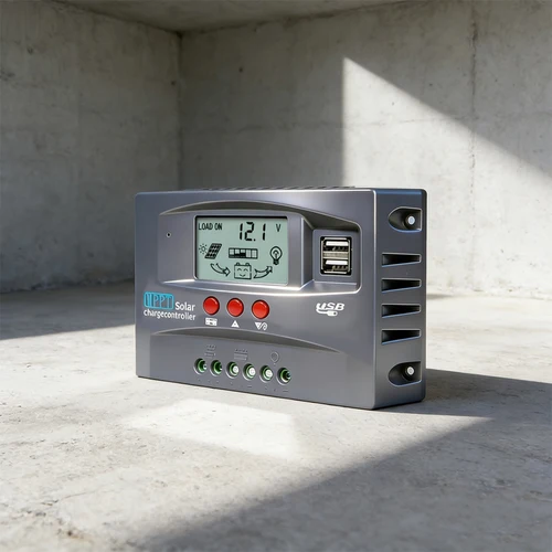 Imagen 2 del producto Controlador de carga solar MPPT 12V/24V Auto 30A-100A compatible con baterías de plomo-ácido, litio y LiFePO4, USB*2