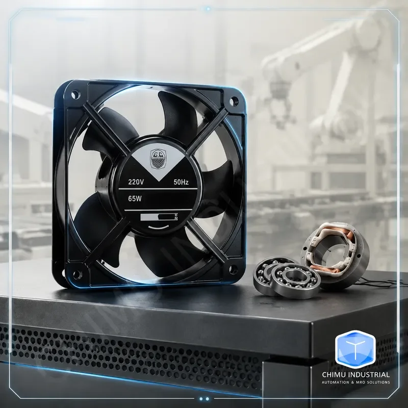 【CHIMU INDUSTRIAL】 for 18060HBL Axial Flow Fan 18CM 65W All Copper Core Cooling Exhaust 220V 380V