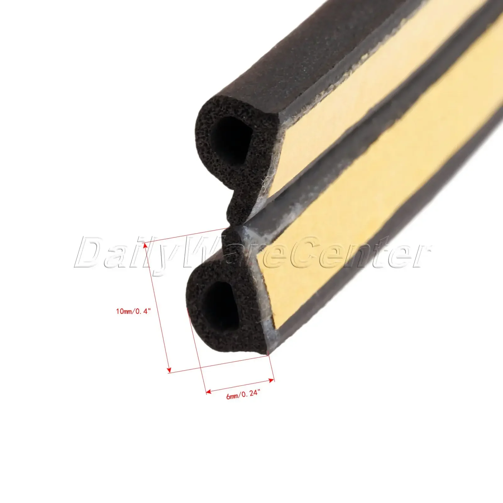 5m E P Type Anti Collision Type Self Adhesive Seal Strips Foam Draught Excluder Self Adhesive Window Door Seal Strip