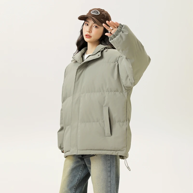 Brotjacke für Herren, lässig, mit Kapuze, Baumwolle gefütterte Jacke, modische Herrenmäntel, Outdoor-Jacke, bequeme und modische Jacke