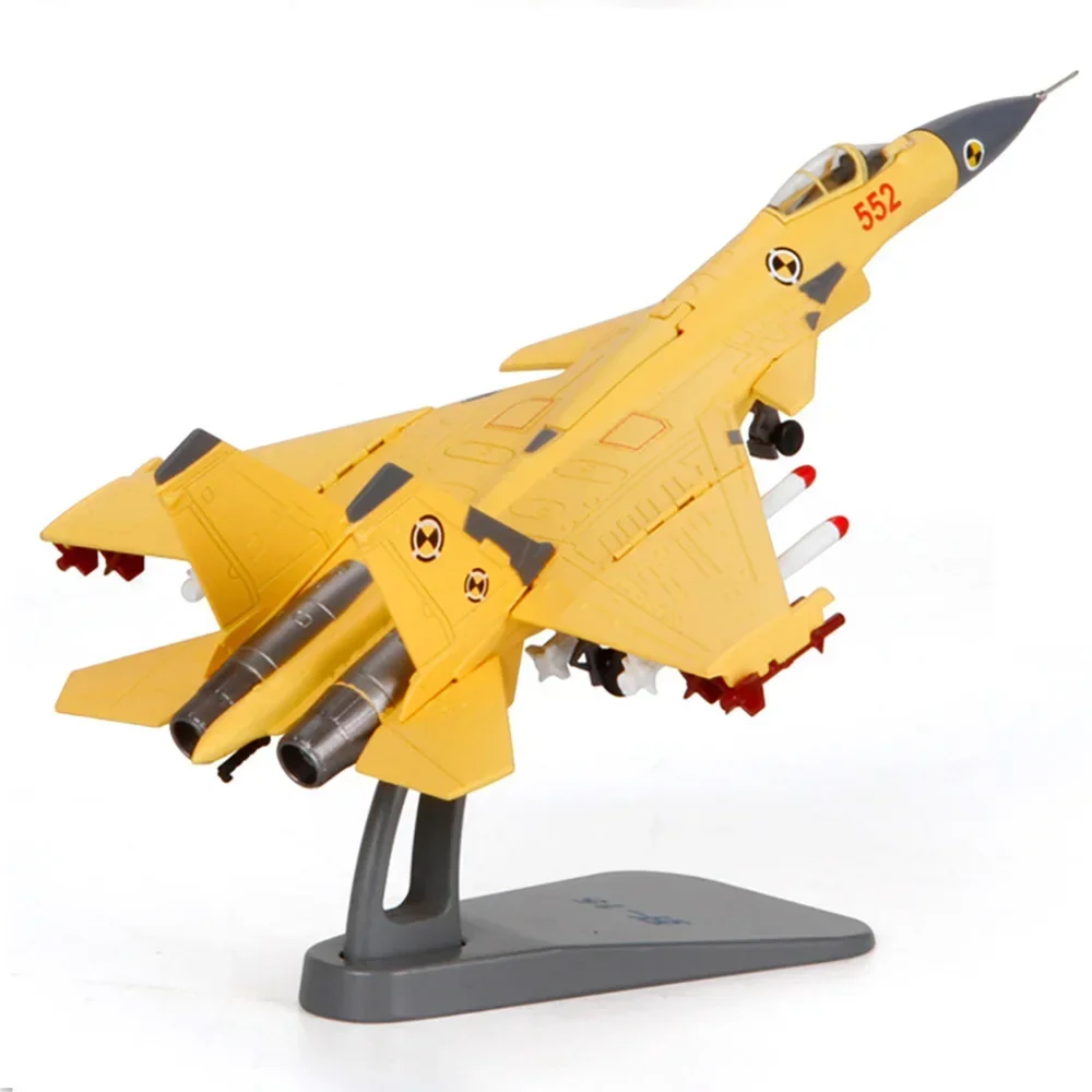 

1/100 Scale Alloy Aircraft Chinese Air Force J-15 Carrier Based Plane Fighter J15 Model Toys Gift for Collection Decoration