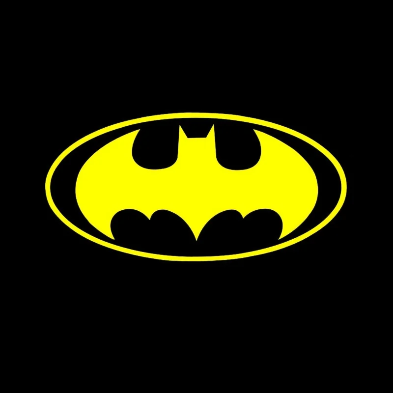 Heroic Bat Logo Vinyl Sticker 1PC Black Red Yellow Colors Available Waterproof Self-Adhesive Decal Auto Styling Accessory