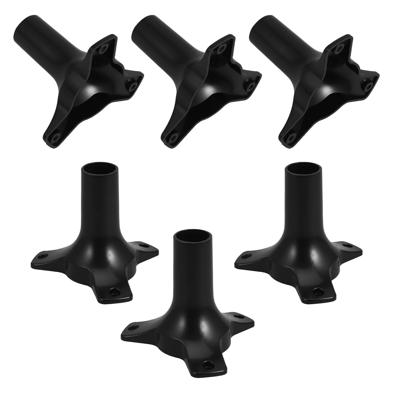 

6pcs Base Stable Garden Lamp St Lawn Abs Plastic Holder for Light Floor Base Outdoor Lighting Yard Decor