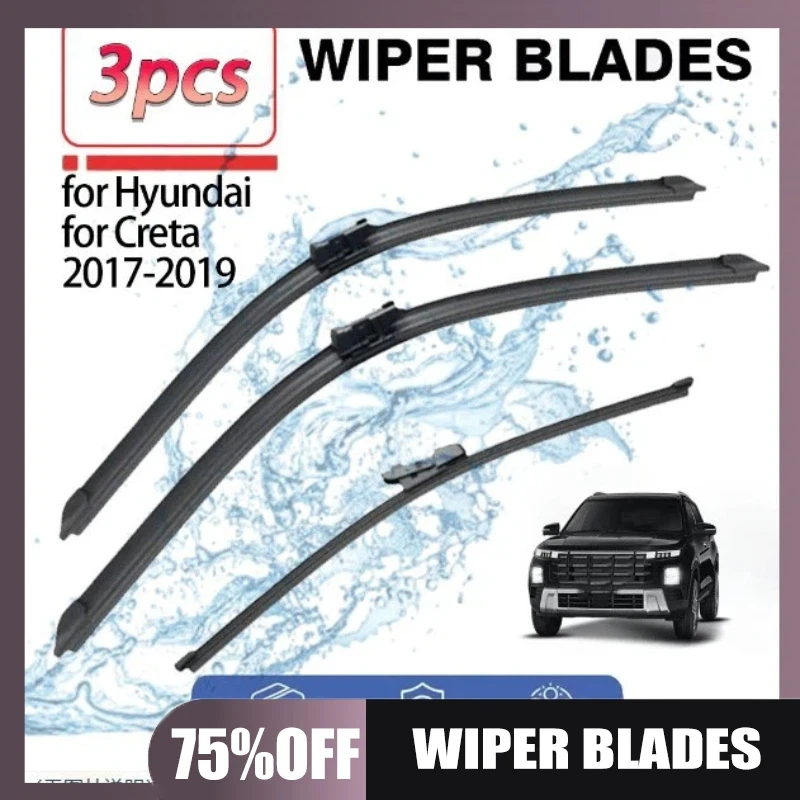 

Suitable for Hyundai Suitable for Creta 2017-2019 26'+18'+11' wiper blades