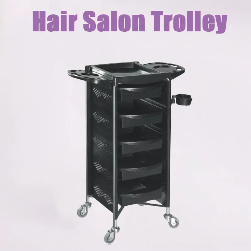 

Hair tool cart Hair salon Multifunctional trolley Bar cart Hair special tool cart