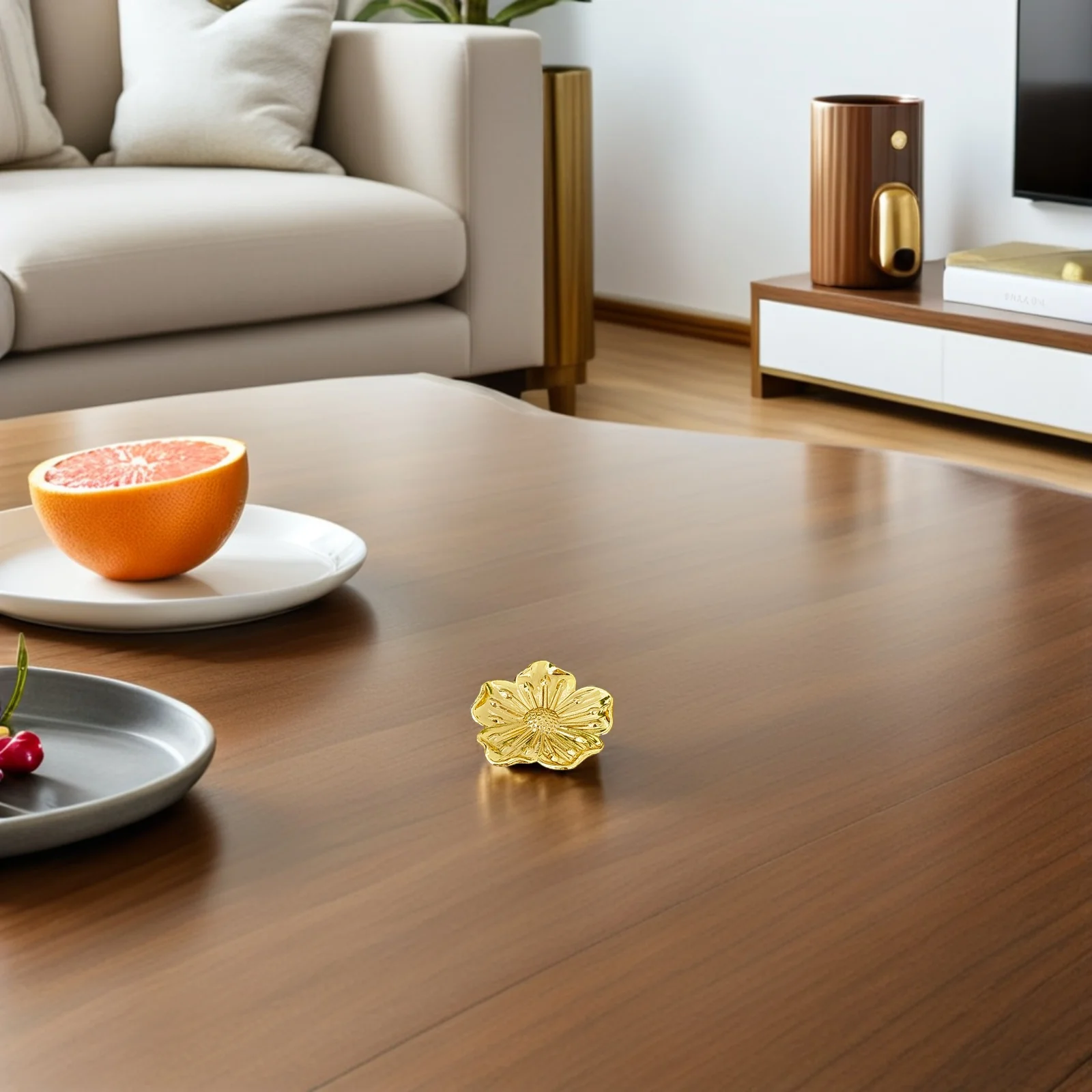 

Винтажные латунные ручки для шкафа с цветами, золотые ручки для ящиков с одним отверстием, прочная фурнитура для кухни, спальни, гостиной, мебели