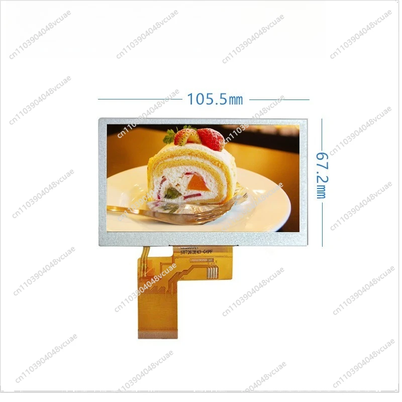 

4.3 Inch LCD Color Screen 800 * 480 IPS Full View High Definition Industrial Control Screen 40PIN RGB