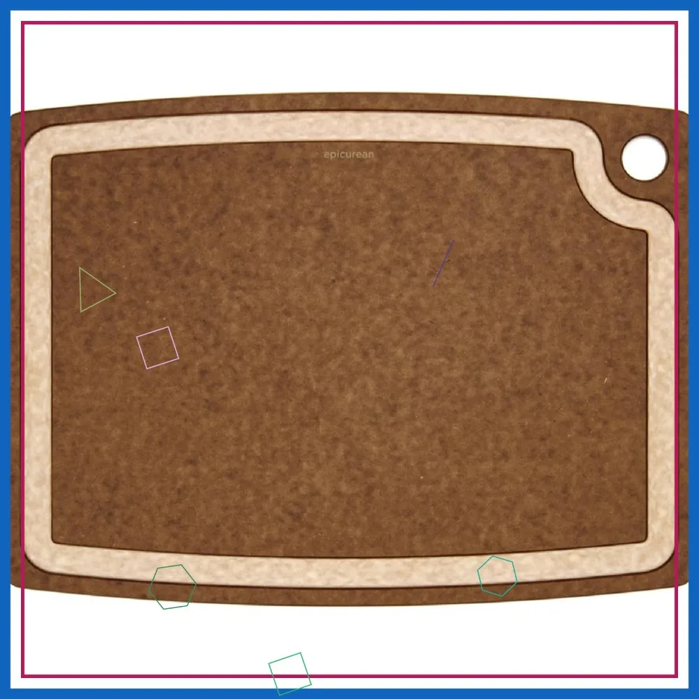 

Доска для нарезки мускатного ореха 17,5x13 дюймов, серия Gourmet, для приготовления и подачи блюд