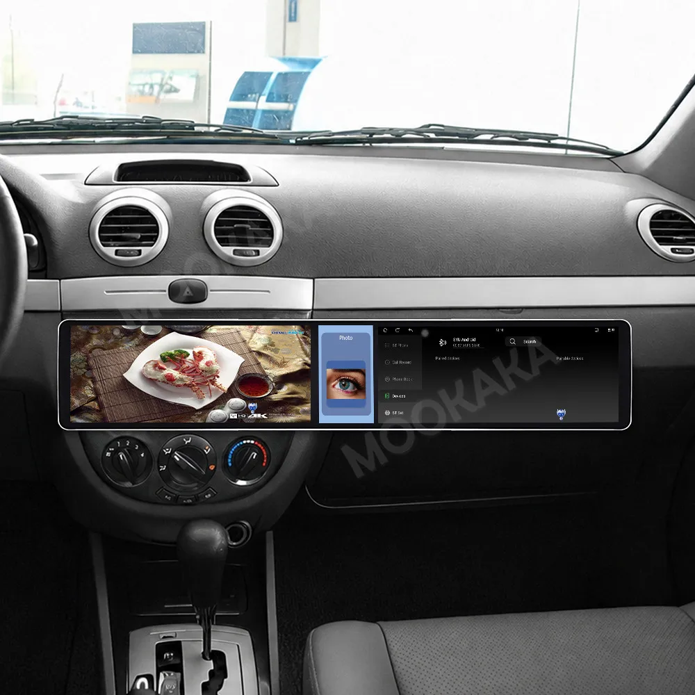 Android 15 Dual 12.3 Inch Triple Screen For Buick Excelle HRV 2004-2008 Auto Stereo Radio Multimedia Player GPS Wireless CarPlay