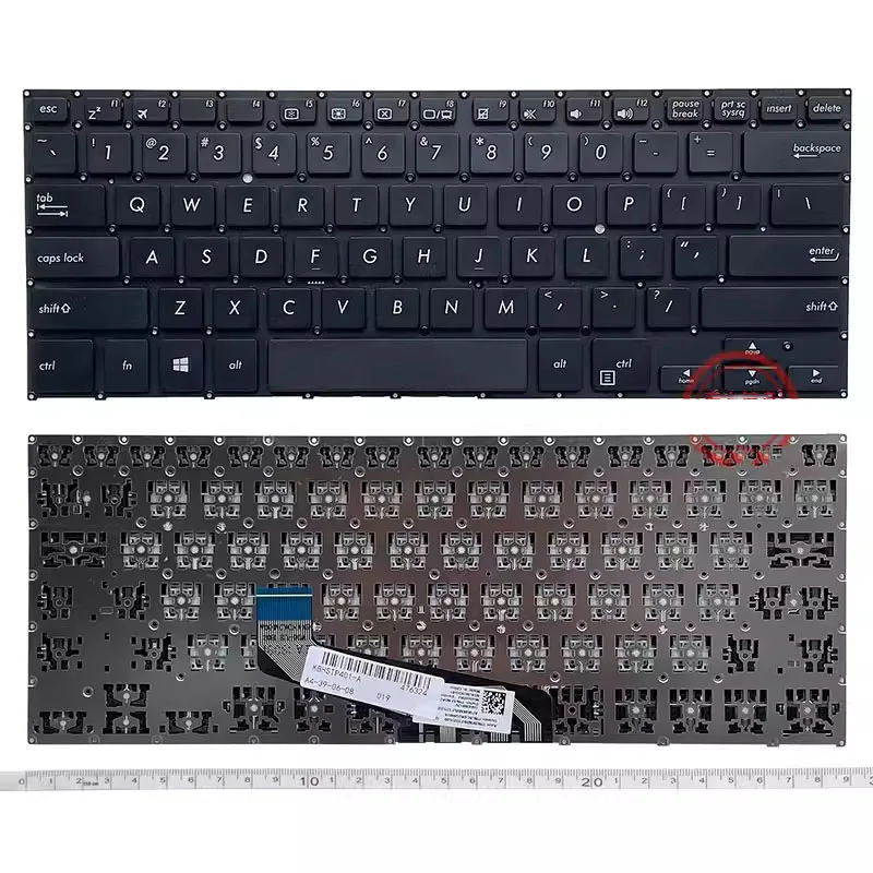 US keyboard for Asus TP401 TP401C TP401MA TP401NA TP401UF TP401UR TP401UN J401 J401M TP401CA Black Color