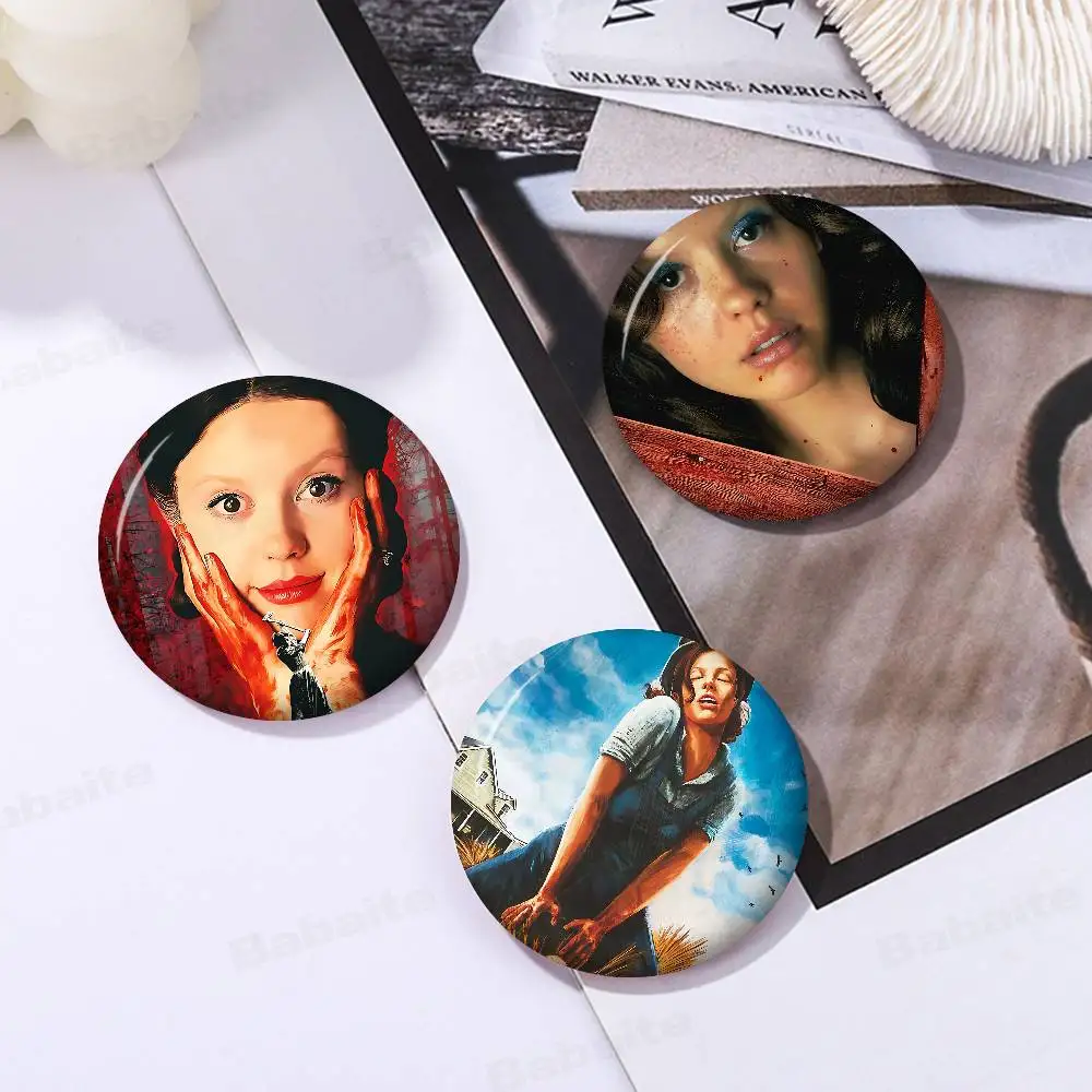 Drama Movie P-Pearl Soft Button Pin Bright Printed Icon Gift For Friends Badge Collar Brooch Lapel Pin Metal