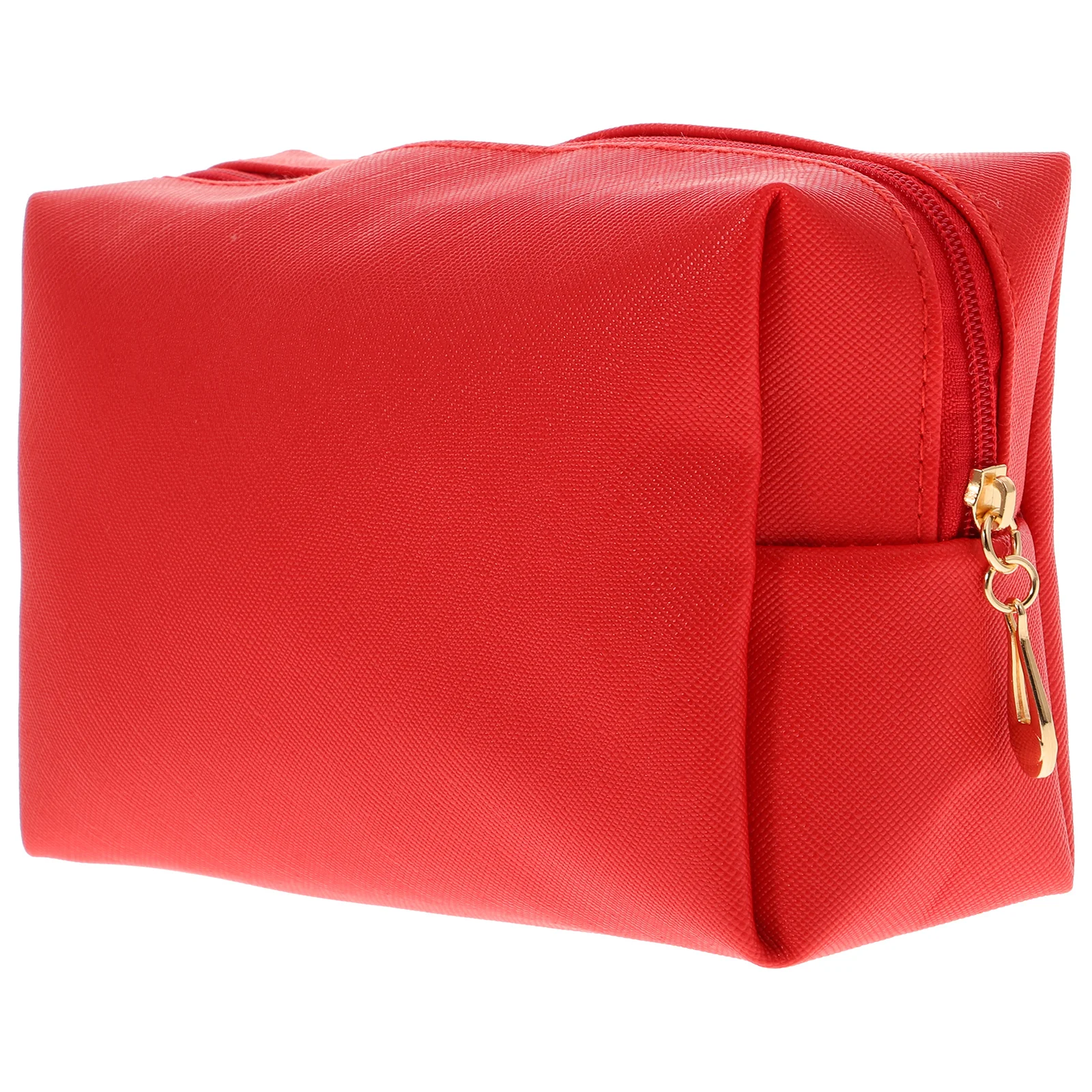 

Shiny Stitching Lipstick Organizer Bag Portable Makeup Storage Pouch Travel Toiletry Case Fashion Bag Red