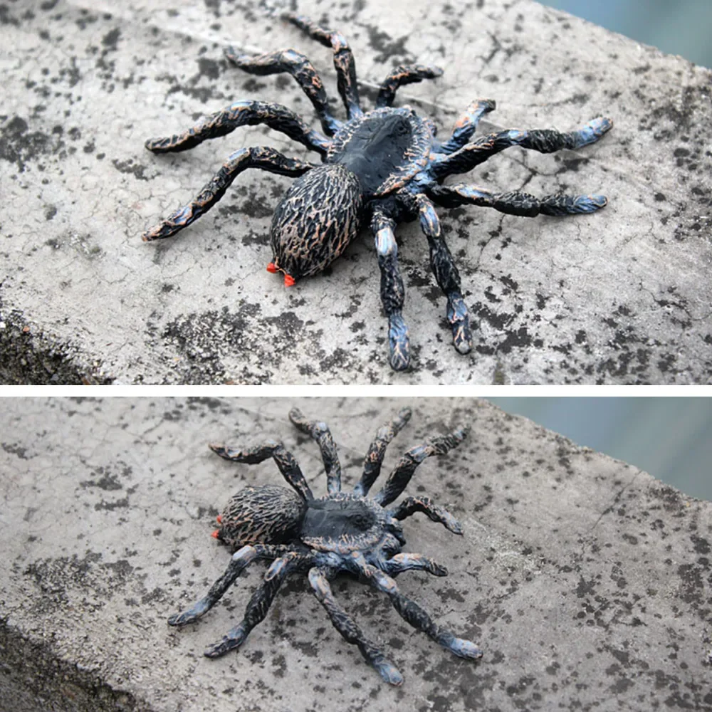 Realistico ragno finto scherzo ingannevole scherzo giocattoli Halloween oggetti di scena simulati Festival Horror ragno artificiale decorazione di Halloween