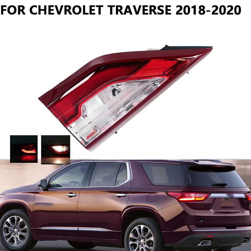 Para Chevrolet Traverse 2018 2019 2020 2021 luz trasera LED parachoques trasero lámpara lateral interior luz de freno accesorios de coche
