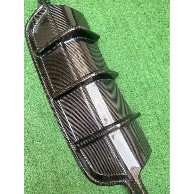 لسيارات BMW 3 series F30 F35 320 330i ألياف الكربون مانع صدمات خلفي للسيارة الناشر الخلفي الخائن سبويلر الظهر الشفاه GEEX ترقية طقم الجسم #3