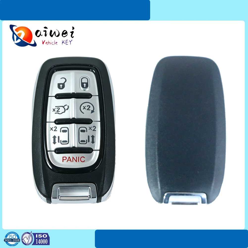 

Smart Remote Key Fob 433MHz 4A Chip For Chrysler Keyless Go Entry Proximity Smart Car Key Fob Control Replacement