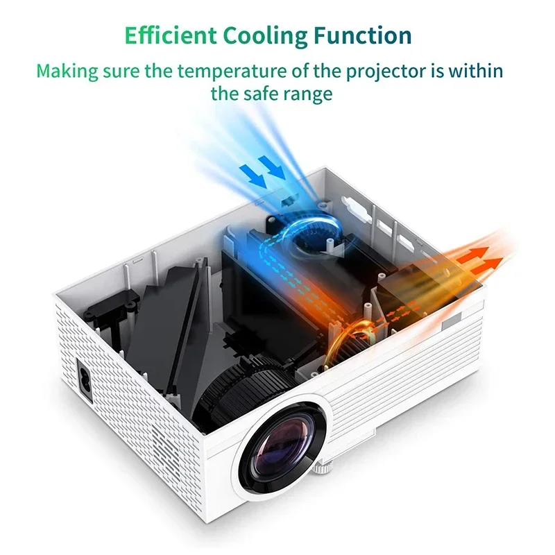 Portable  Hight Lumens Home Theater 4k Mini Projector
