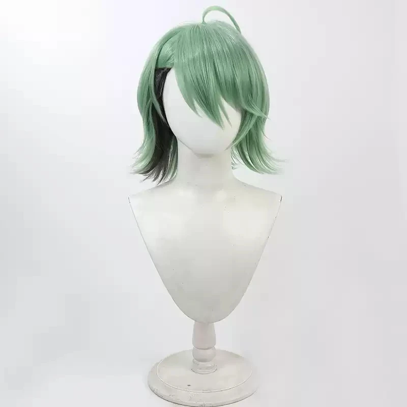 Anime Fuuto PI Philip Cosplay Wig Futo Detective Sonozaki Raito Green Short Heat Resistant Synthetic Hair Halloween Party