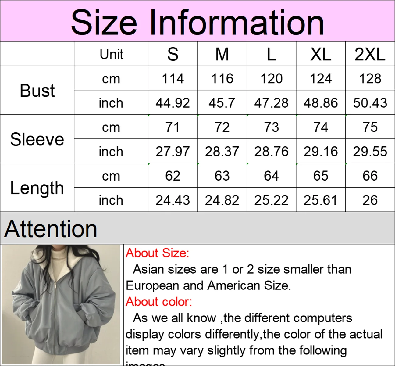 Chaquetas nuevas para mujer, Parkas gruesas y cálidas, abrigo con capucha de doble cara de gran tamaño, moda coreana, chaquetas holgadas informales con cremallera, abrigo para mujer