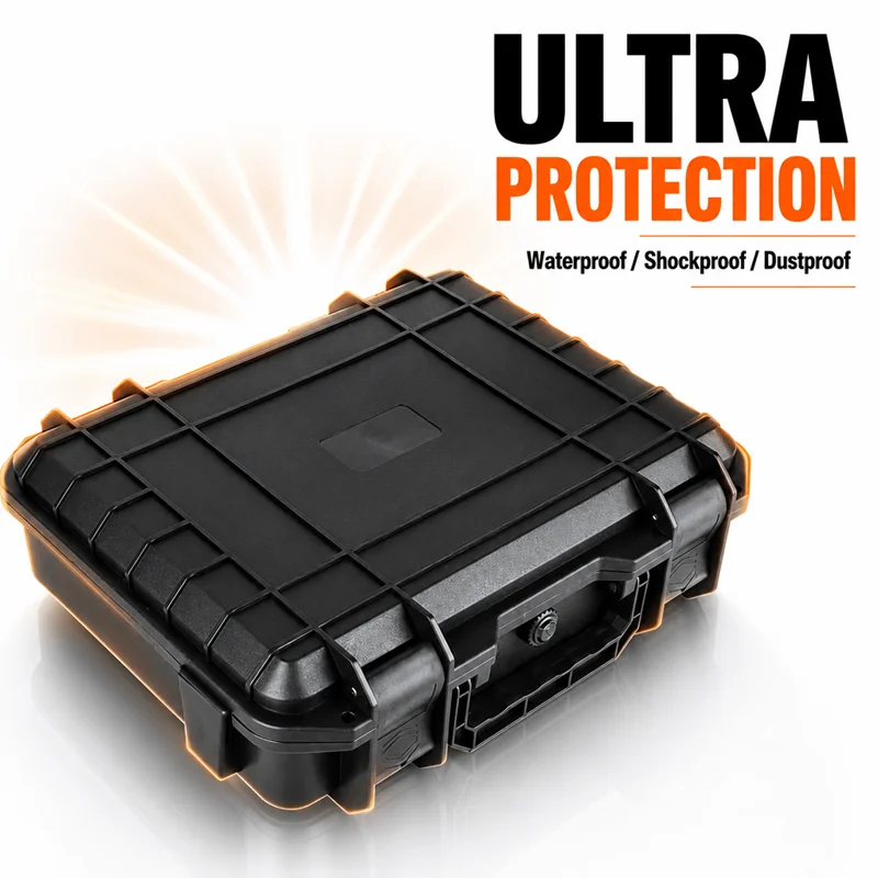 Tool Box Hard Case Plastic Case Potable Toolbox for Mechanics Waterproof Equipment Camera Storage Box
