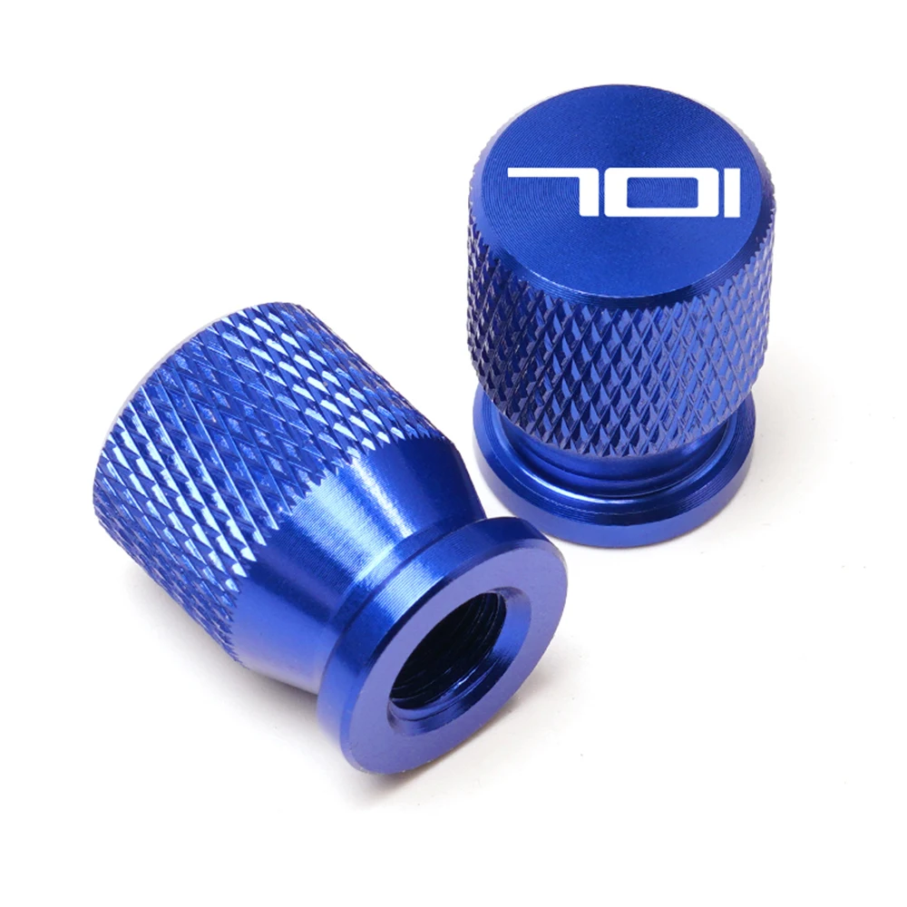 With Logo "701" Motorcycle CNC Aluminum Valve Core Cap Aerated Mouth Tires Gas Nozzle Cover For Husqvarna 701 SUPERMOTO & ENDURO view 3