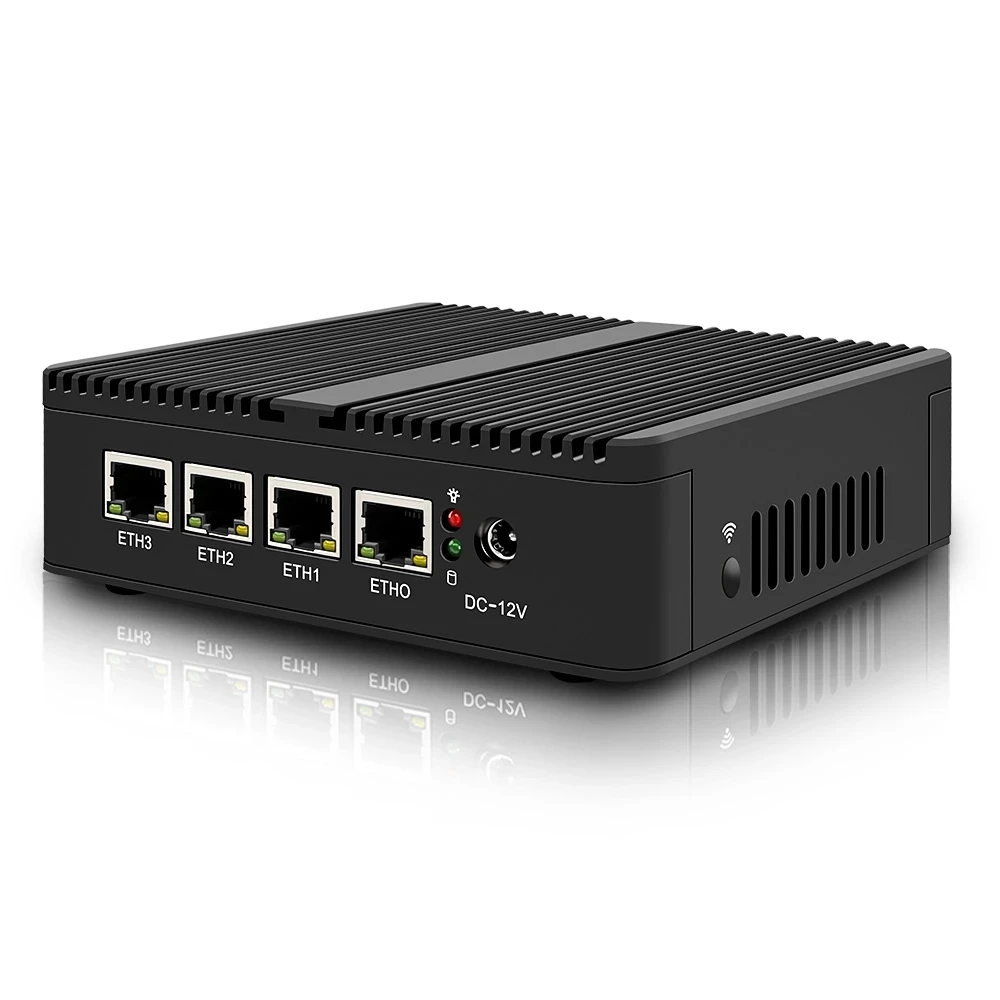 Imagem -04 - Intel I226-v 2.5gbe Nics J4125 Fanless 2.5g Roteador Nano Mini pc Pfsense Firewall Roteador pc Opnsense Vmware Esxi Proxmox 4