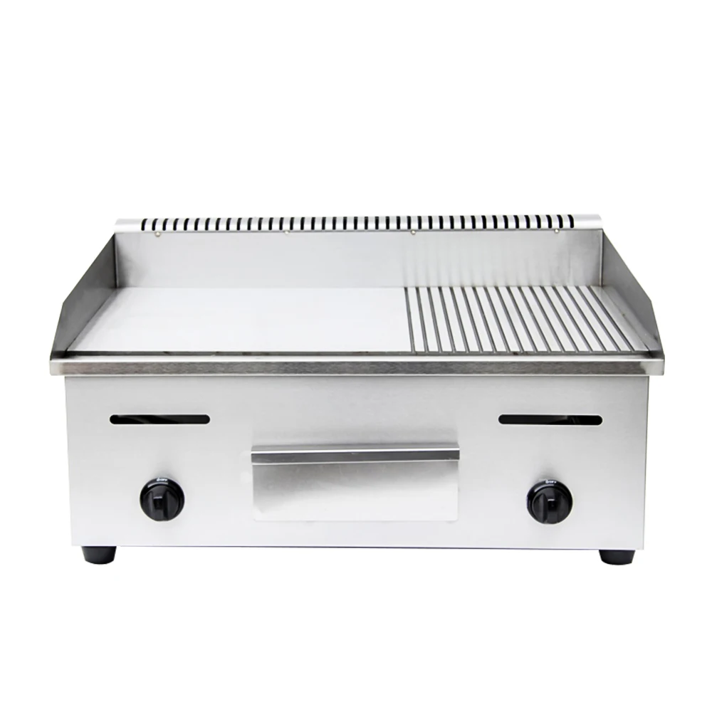 

Ex-Factory Price Flat Plate Stainless Steel Griddle Commercial Griddle Grill Gas For Restaurant