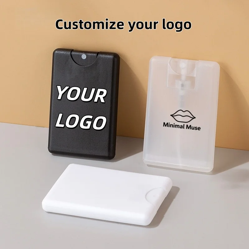 【شعار مخصص】50 قطعة مخصصة 20 مللي بطاقة رذاذ زجاجة عطر الكحول تطهير تعبئة المياه دفعة صغيرة مصنع بالجملة #5