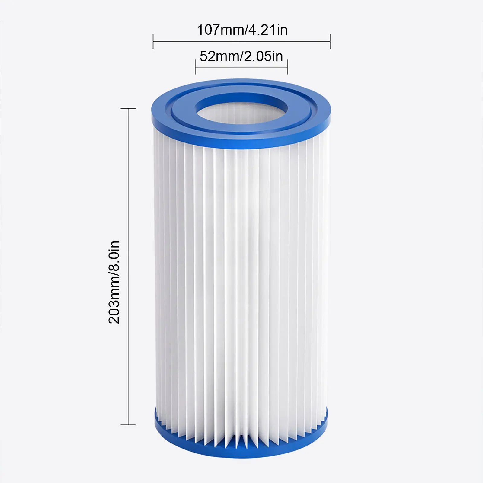 2Pcs Swimming Pool Pump Filter Cartridge for FD2138 Pump Filter Cartridge Pool Filter Vacuum Cleaner For Pools