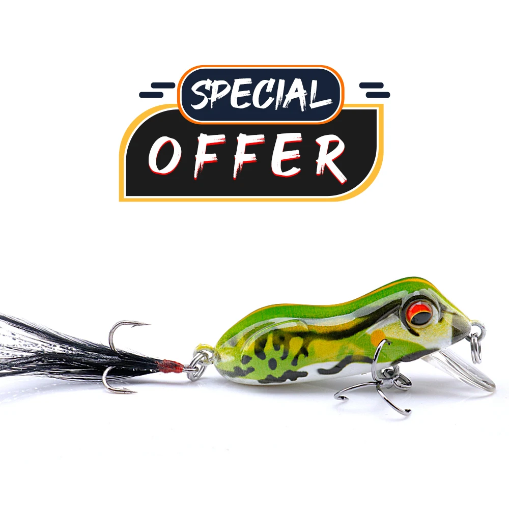 GOBASS Special Offer Limited 50mm 6.5g Floating Minnow Wobbler Lifelike Frog Fishing Lures