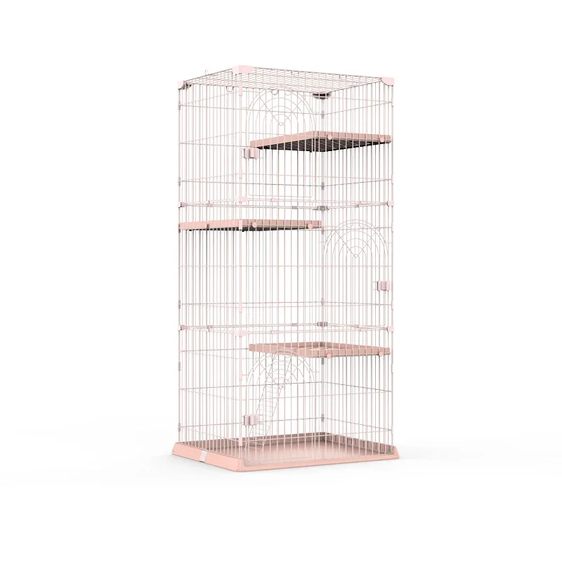 Manufacture outdoor cat cage layer cage pet carriers folding  for sale metal dog cat cages enclosures