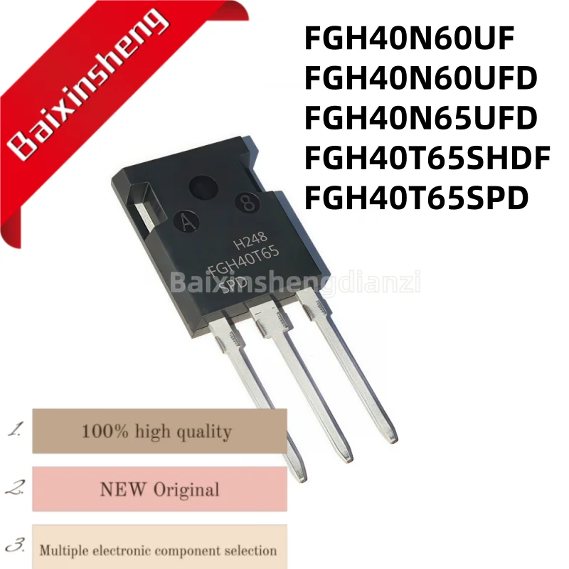 

10PCS FGH40N60UF FGH40N60 FGH40N60UFD FGH40N60 FGH40N65UFD FGH40N65 FGH40T65SHDF FGH40T65 FGH40T65SPD FGH40T65 TO-247