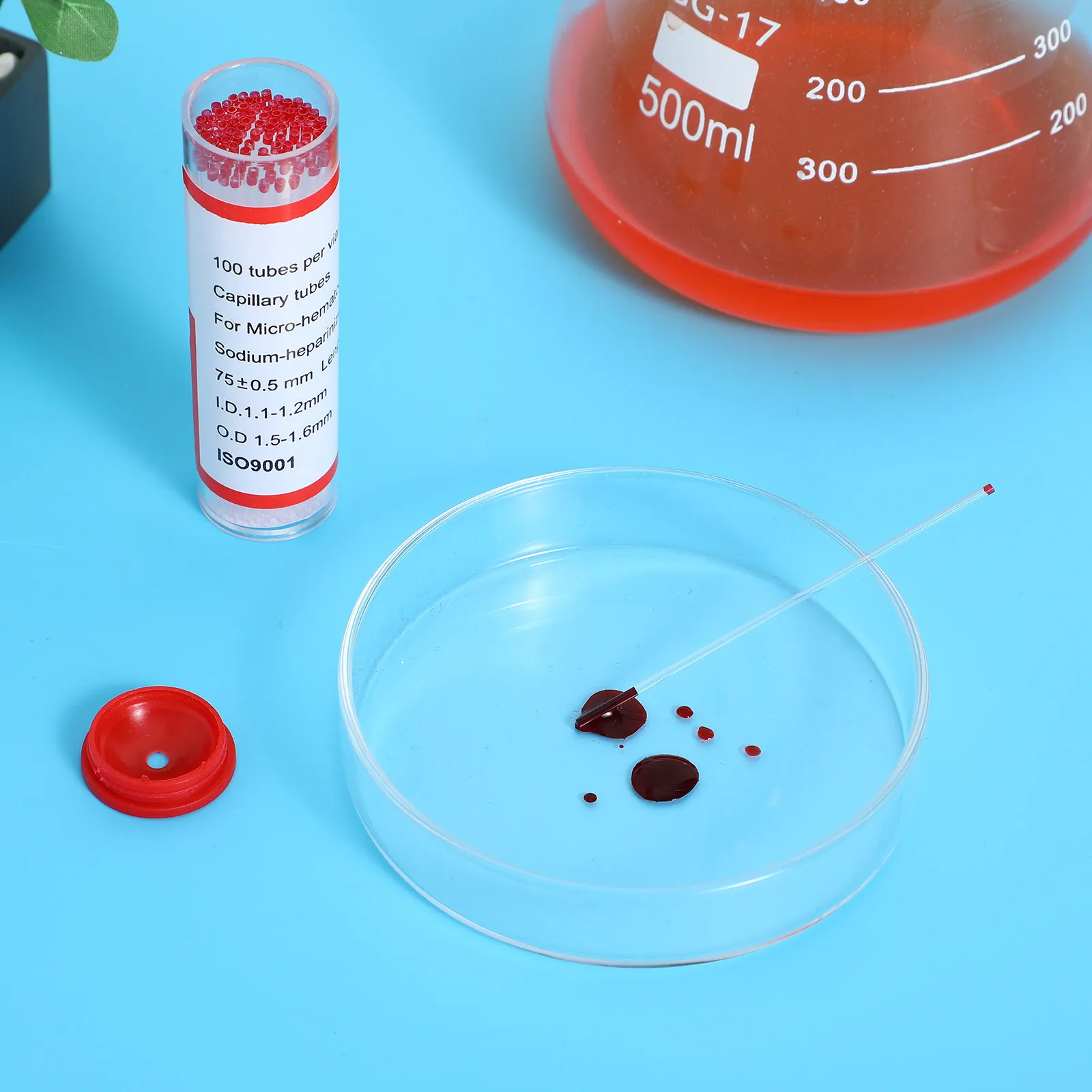 tubos-capilares-de-vidro-borossilicato-de-alta-precisao-tratados-com-anticoagulante-para-micro-hematocrito-–-essenciais-para-laboratorio