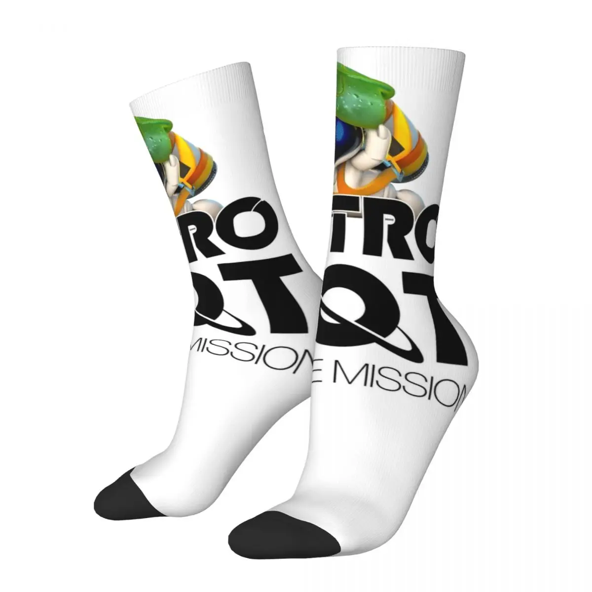 New Male Men Socks Harajuku Astrobot Pattern Astros Game Sock Polyester High Quality Women's Socks Spring Summer Autumn Winter