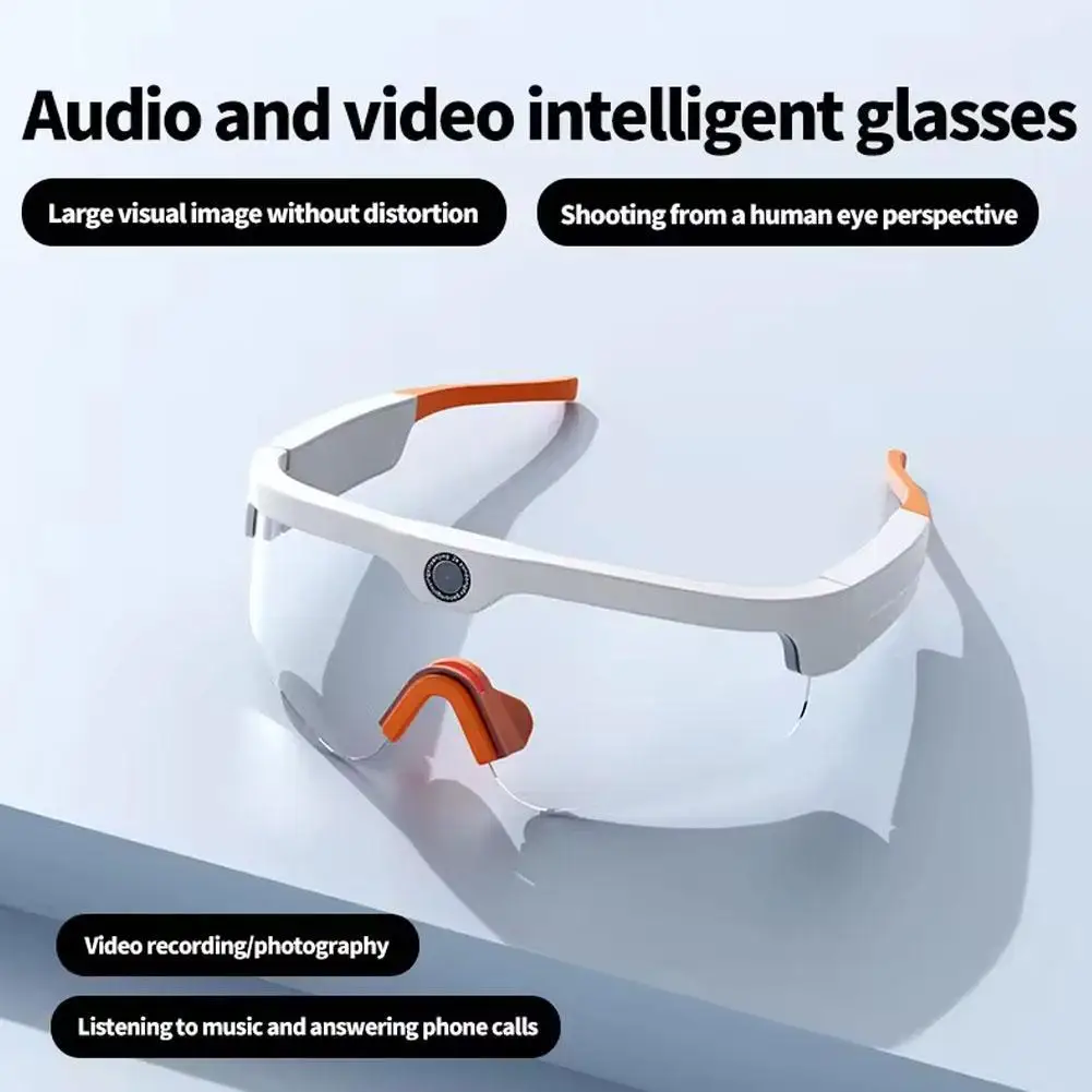 4K High-definition Wireless Camera Glasses Head Wear Intelligent Bluetooth Glasses For Sport Video Recording And Photography