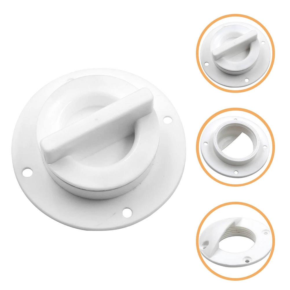 

Plastic Hull Drain Valve Accessories Boat Scupper Water Discharge Marine Grade Durable Corrosion Resistant for Marine