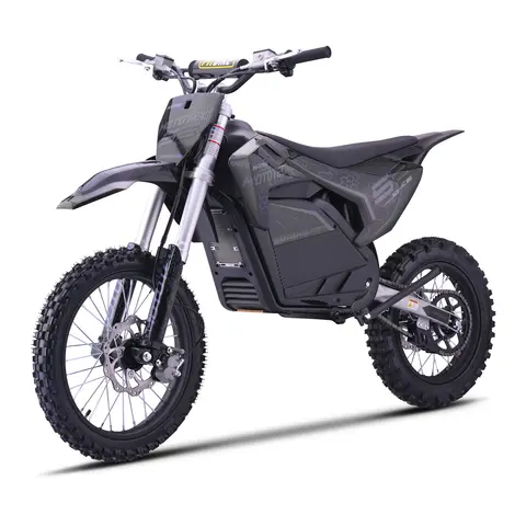 KOOZ HP117E 72V 5000W Pro Bicicleta elétrica da sujeira para adultos, 3 modos de velocidade Motocicleta elétrica de até 50 MPH e 40 milhas de longo alcance