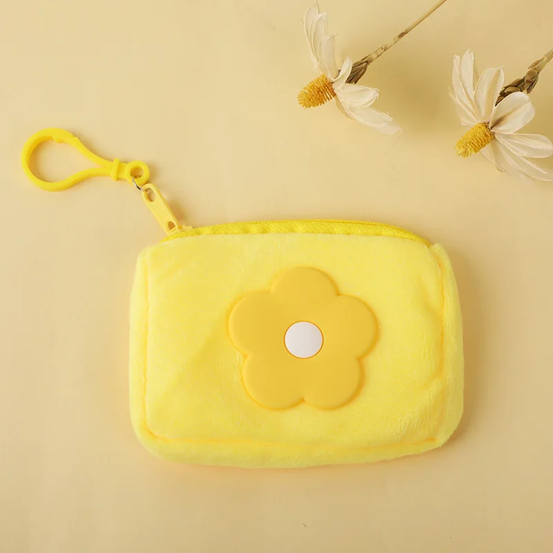 Monedero de felpa bonito, Mini billetera de animales de dibujos animados para niñas y niños, llavero portátil, bolsa de dinero de bolsillo para niños, regalo para estudiantes