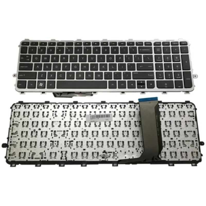 SSEA New US Keyboard For HP Envy 15-J 15-J000 15T-J000 15Z-J000 15Z-J100 15T-J100 Keyboard With Silver Frame Without Backlit